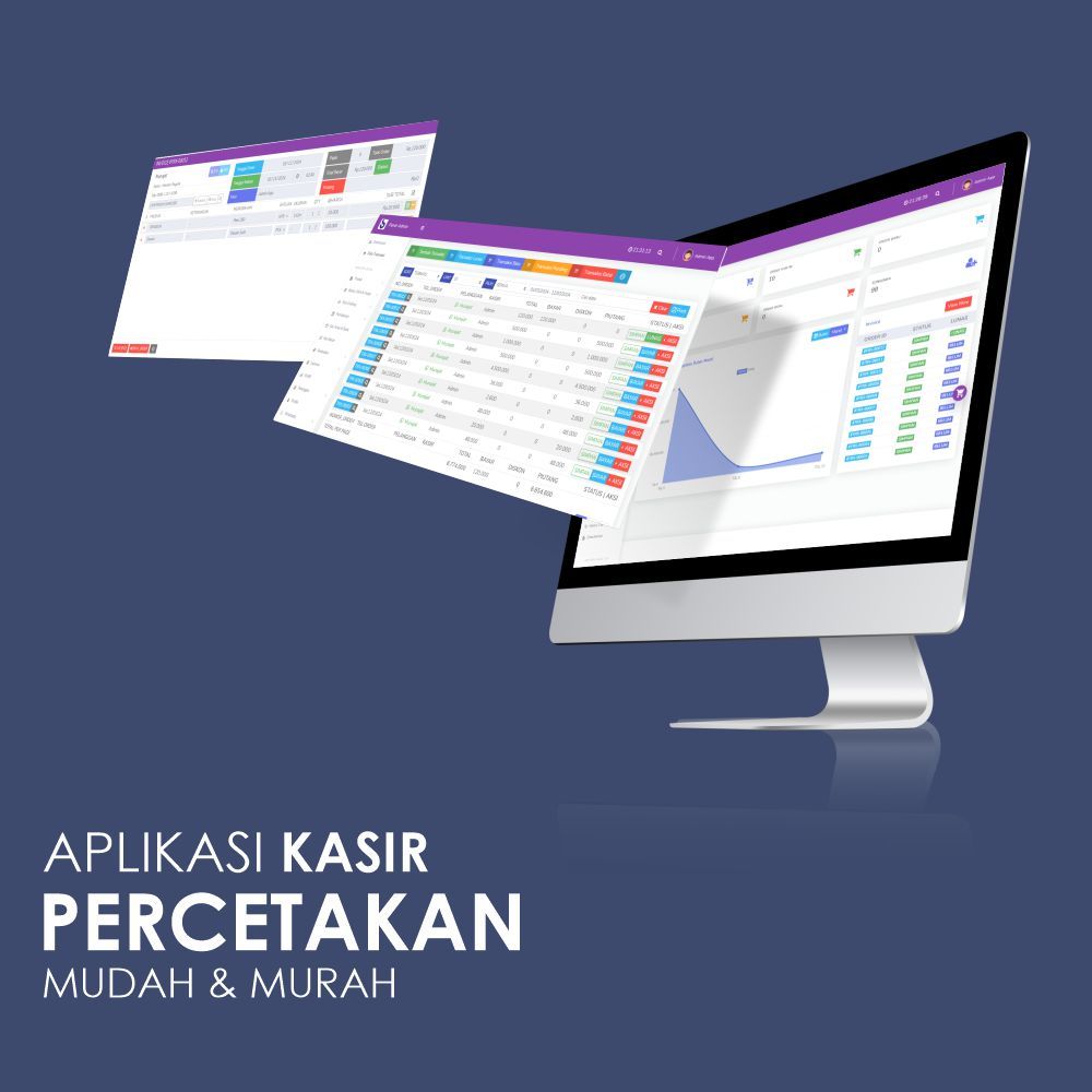 Aplikasi Kasir Percetakan + Barcode