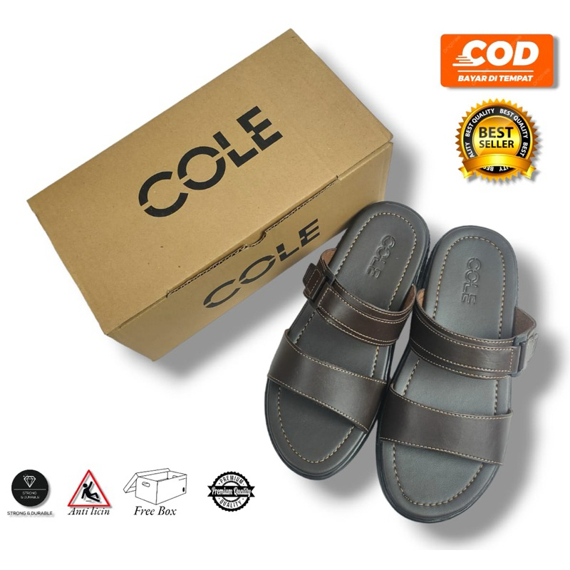 Sandal Kulit Pria Terlaris Sandal Cole Selop Pria Kulit Sandal Polo Pria Kulit