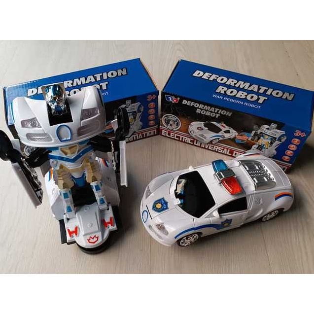 Flash MAINAN MOBIL ROBOT POLICE CAR DEFORMATION NO78MAINAN MOBIL ROBOT POLICE CAR DEFORMATION NO78
