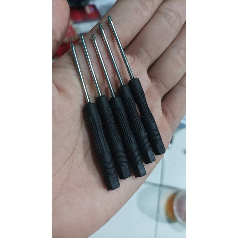 Obeng mini alat servis jam obeng hp Obeng pembuka baterai jam