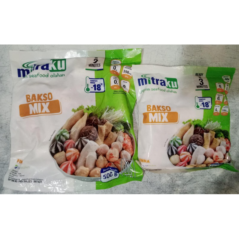 

Mitraku Bakso mix Steamboat 250gr dan 500gr Suki Frozen food