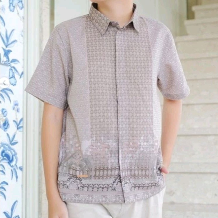 (PRELOVED) Baju koko anak Mayoutfit - Xendar Kids Shirt Size L