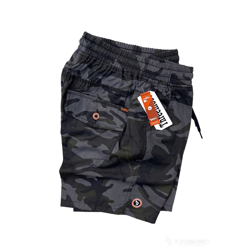 Celana Pendek Pria Boardshort Motif Doreng Distro Original Threemost
