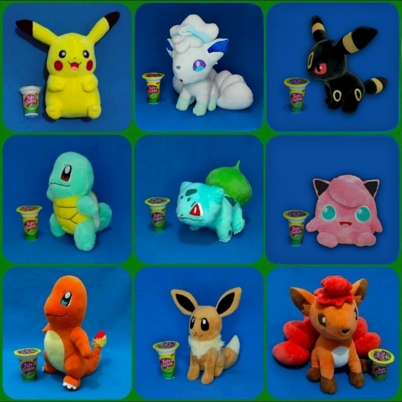 Boneka Pokemon lmprot Jepang Original Pocket Monster Nintendo Center Plush Soft Toys Stuffed Plushie
