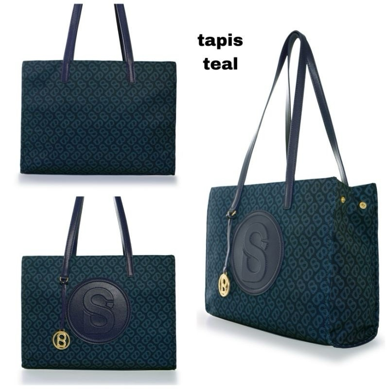 TOTE BAG TAPIS AALiYA PiSTACHIO BUTTONSCARVES NEW