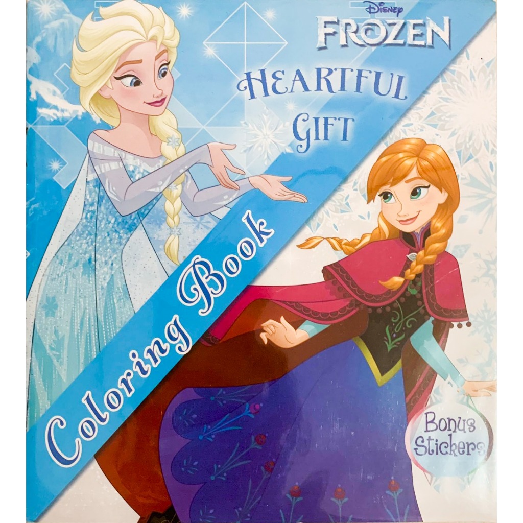 Disney Frozen Coloring Book Heartful Gift