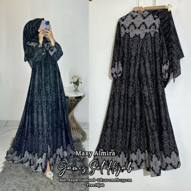 Maxy Almira Gamis set hijab
