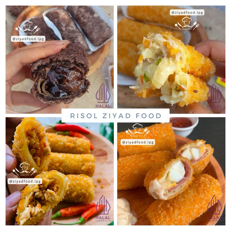 

FROZEN Risoles Premium Homemade | Risol Mayo, Coklat, Ayam, Mozza (Gosend / Pengiriman Instan)