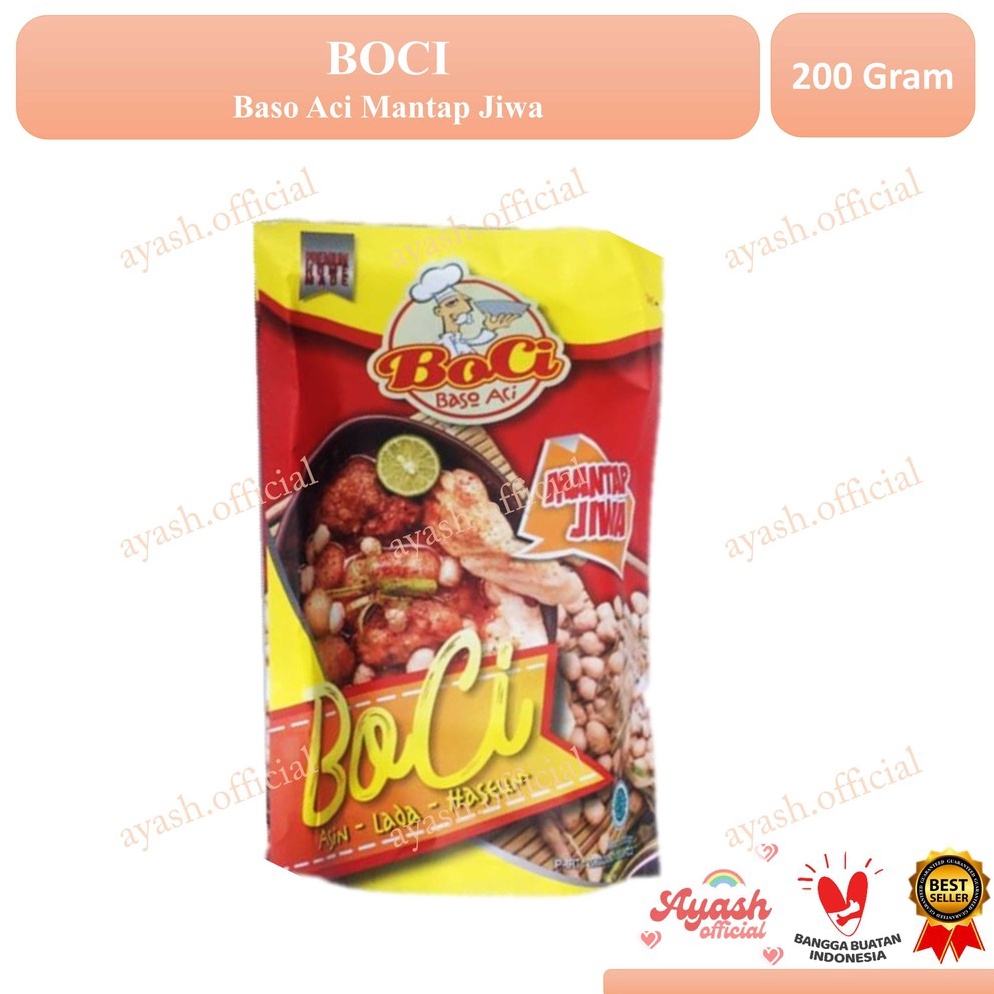 

FXE677 XG34448 BOCI Bakso Aci Mantap Jiwa Asli garut