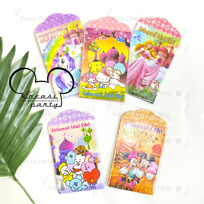 

Amplop Lebaran / Angpao Lebaran / Amplop Idul Fitri Karakter Medium