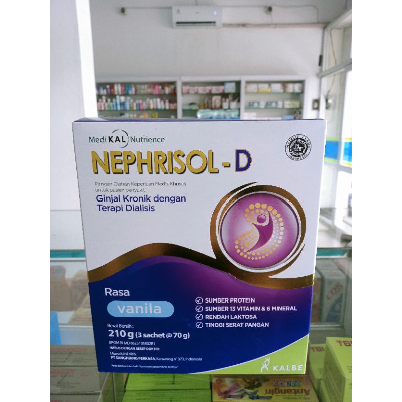 

NEPHRISOL D RASA VANILLA 201GRAM