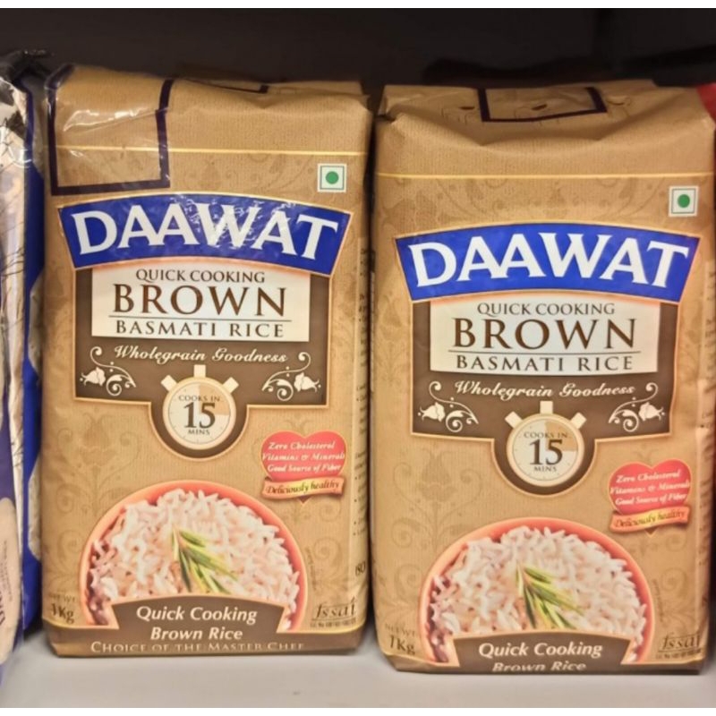 daawat brown basmati rice 1kg