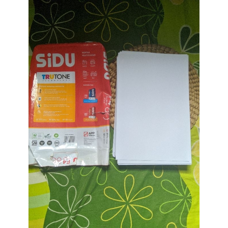 

KERTAS HVS SIDU F4 80GSM/80 GSM