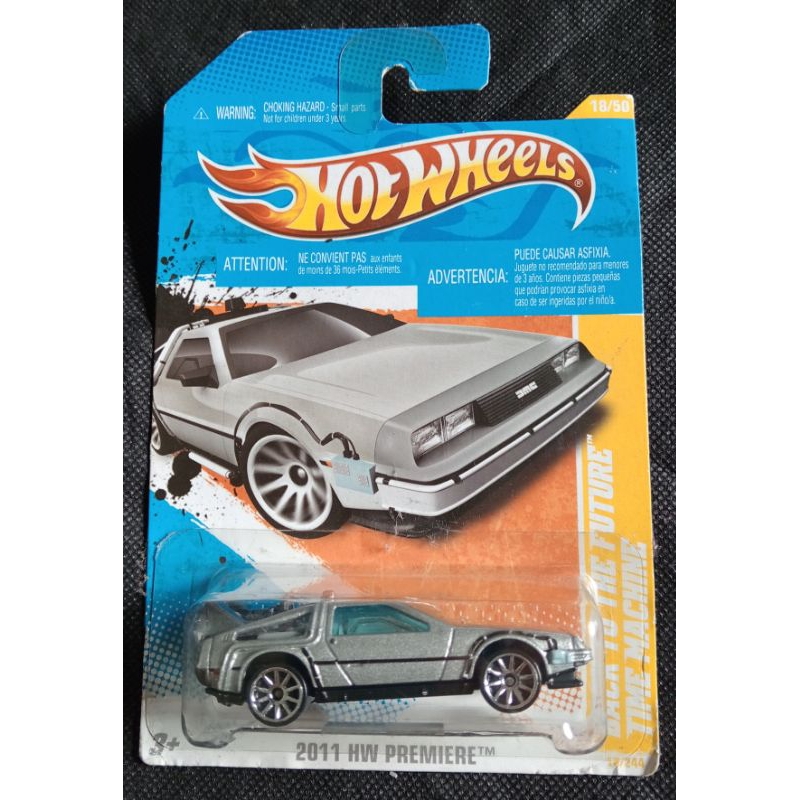 HOT WHEELS BACK TO THE FUTURE TIME MACHINE