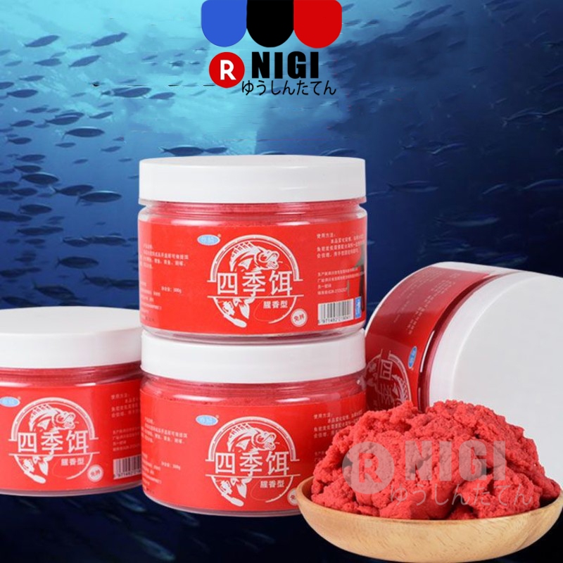 NIGI 300gr Umpan Fermentasi Cacing Darah Siap Pakai dengan Aroma Amis Gurih