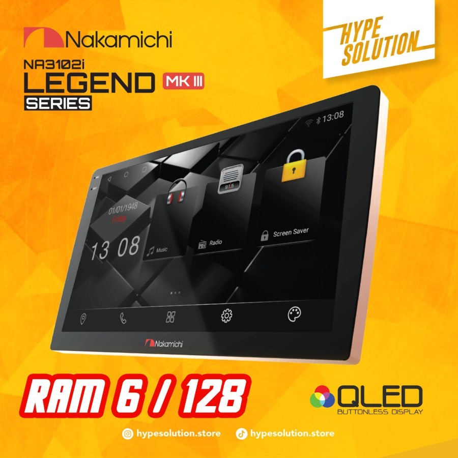 Nakamichi Legend series MK3 Ram6/128GB NA3102i Headunit Android