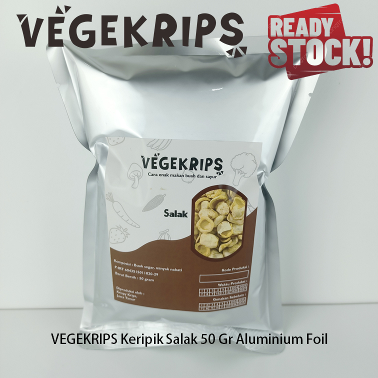 

VEGEKRIPS Keripik Salak 50 Gr Aluminium Foil