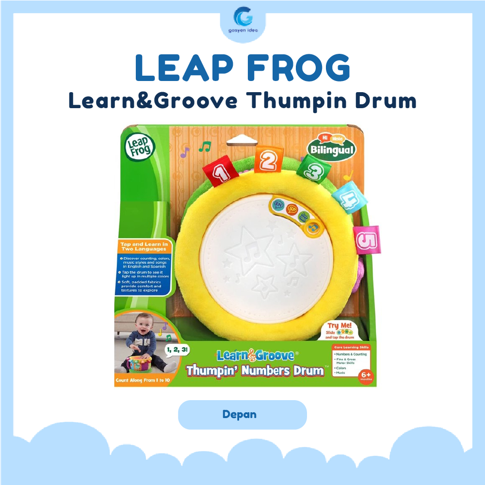 MAINAN EDUKASI ANAK LEAPFROG LEARN AND GROOVE THUMPIN' NUMBERS DRUM