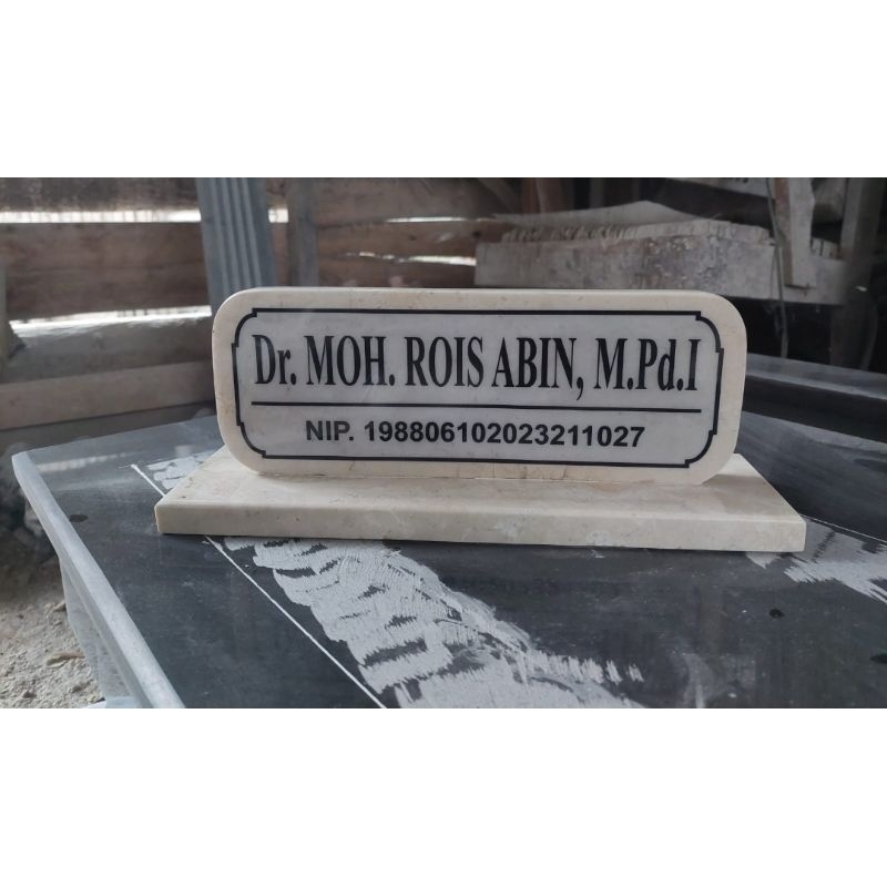 

Papan nama vandel bahan marmer Terlaris