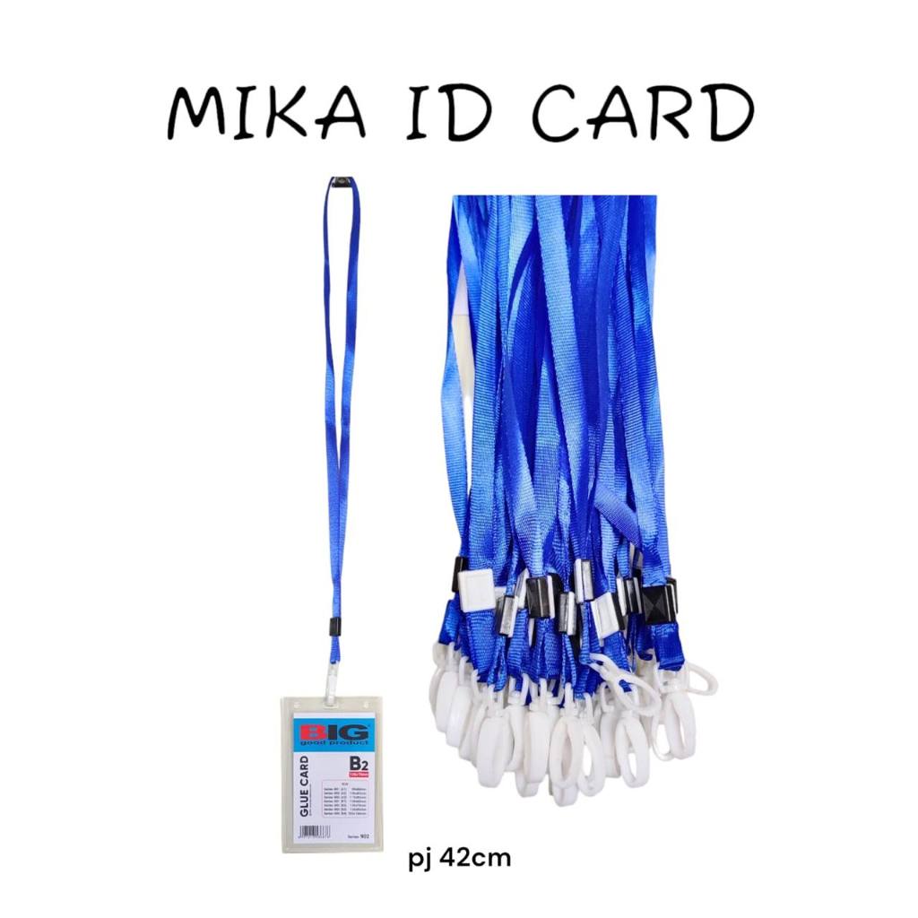 

[1SET] MIKA ID CARD/TALI ID CARD MURAH/GANTUNGAN CASE ID CARD