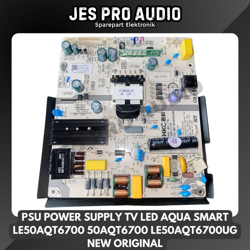 PSU POWER SUPPLY TV LED AQUA SMART LE50AQT6700 50AQT6700 LE50AQT6700UG NEW ORIGINAL