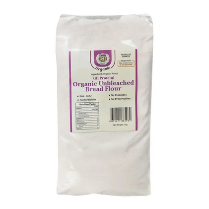 

Gabrielle T Organic Hi-Protein Unbleached Bread Flour 1Kg Tepung Roti Impor