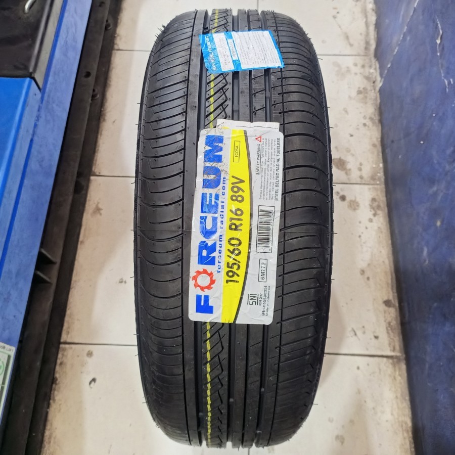 Ban mobil tubeles ring 16 ukuran 195 60 r16 merk forceum ecosa nik 2024