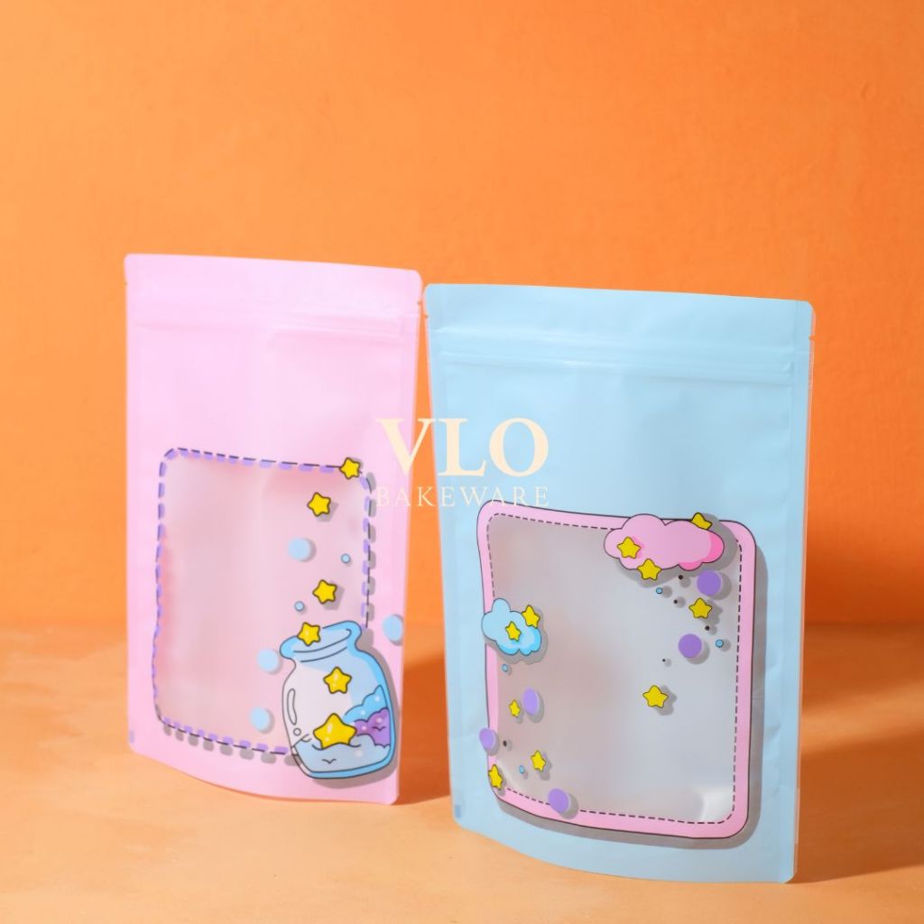 

Goodie bag ziplock standing pouch | tas ziplock ulang tahun birthday korea