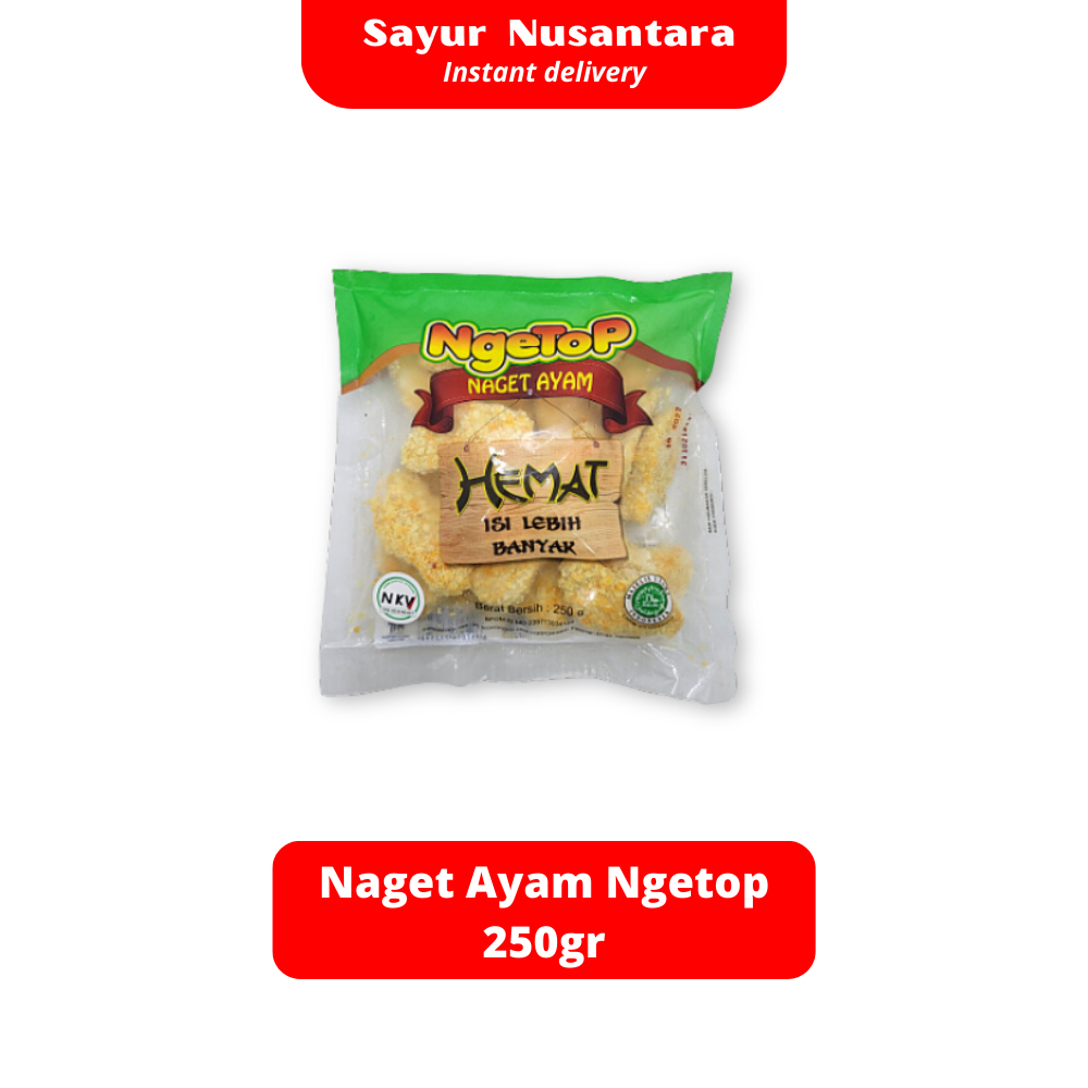 

Naget/Nugget Ayam Ngetop 250gr - Sayur Nusantara