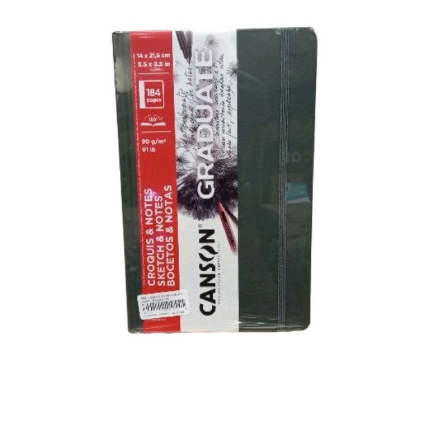 

Gramedia World BSD - Mnh 31200L042 Canson Grab Hb Sketch & Notes 14X21Cm Dark Grey Hard Cover