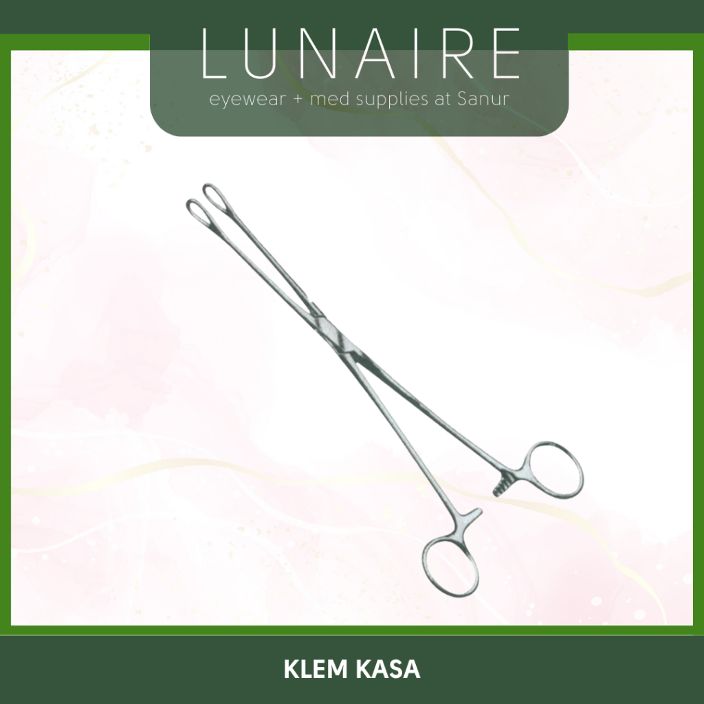 Klem Kasa / Clamp kasa / Foerster / Sponge Holding Forcep / Klem Korentang Stainless Steel 25 cm