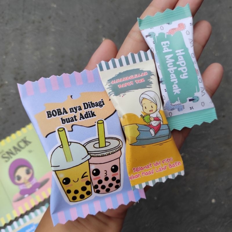 

Amplop Permen 1 Pack isi 10 Lembar Unik Viral Kertas Tebal tepi zigzag FREE doubletape