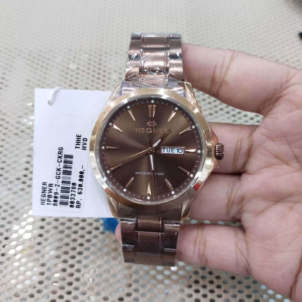 Jam Tangan Pria Original  HEGNER HW 8009