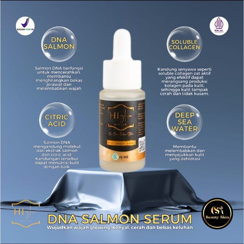 Serum DNA salmon Hi Glow skincare