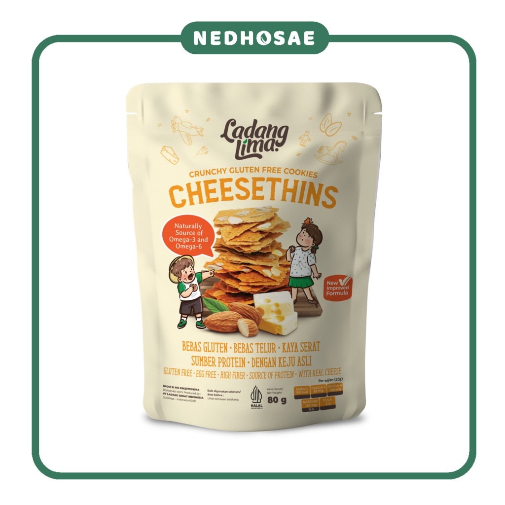 

CHEESETHINS COOKIES 80 GRAM BY LADANG LIMA