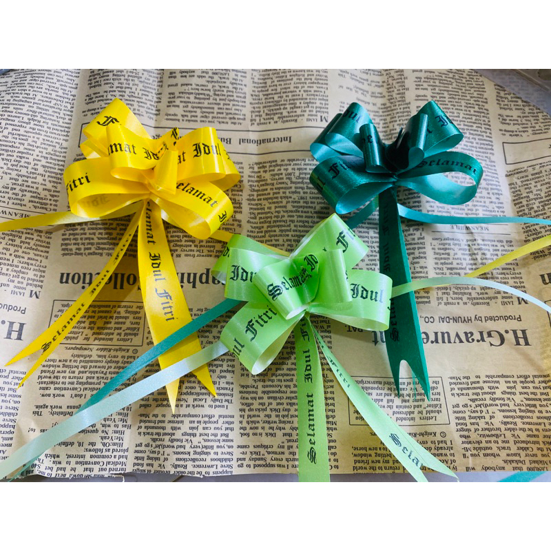 

Pita Serut Lebaran / Assesoris Lebaran/ Pita Tarik Lebaran Idul fitri / Pita Parcel