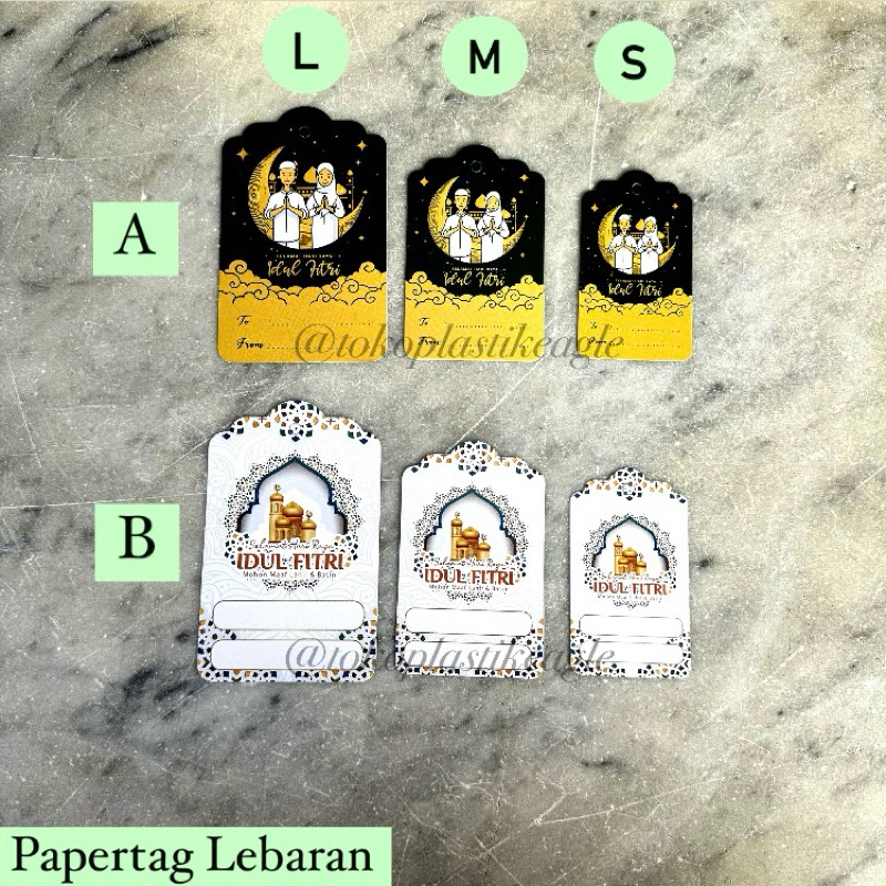

(isi 5pcs) [EDISI IDUL FITRI] Papertag Lebaran