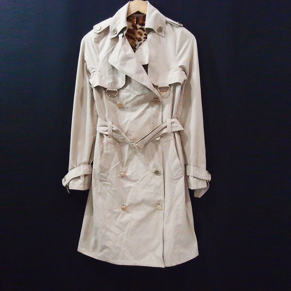 DS077 SIZE S-M EGOIST CREAM COAT MANTEL