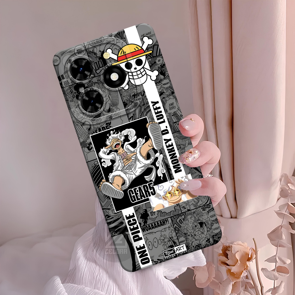 Softcase Tecno Spark 20C - Case Motif Anime - Case Tecno Spark 20C Terbaru - Silikon Pro Camera - Ke