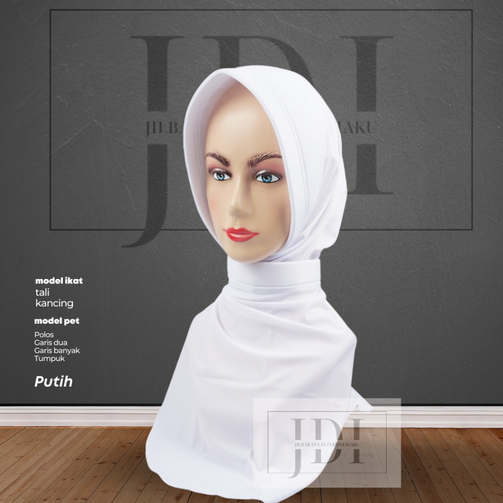 JILBAB DINAS PERAWAT/JILBAB DINAS IIK PELAMONIA