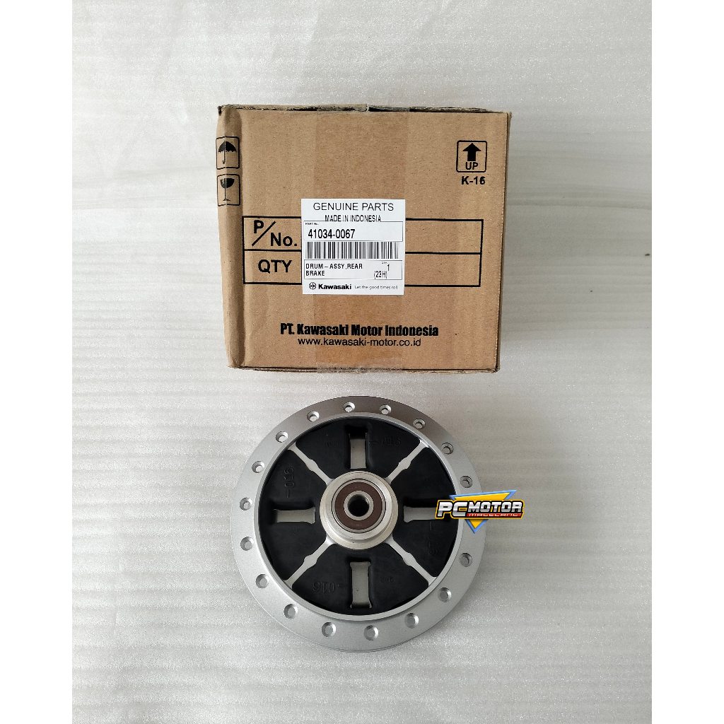 Tromol Belakang Kawasaki Blitz Edge 41034-0067 Original