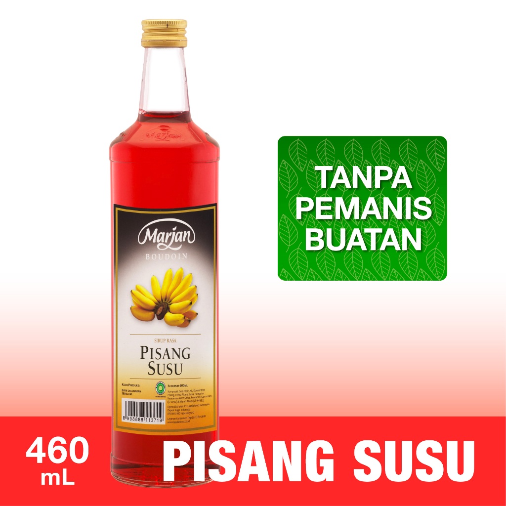 

Marjan Boudoin Syrup Pisang Susu 460ml