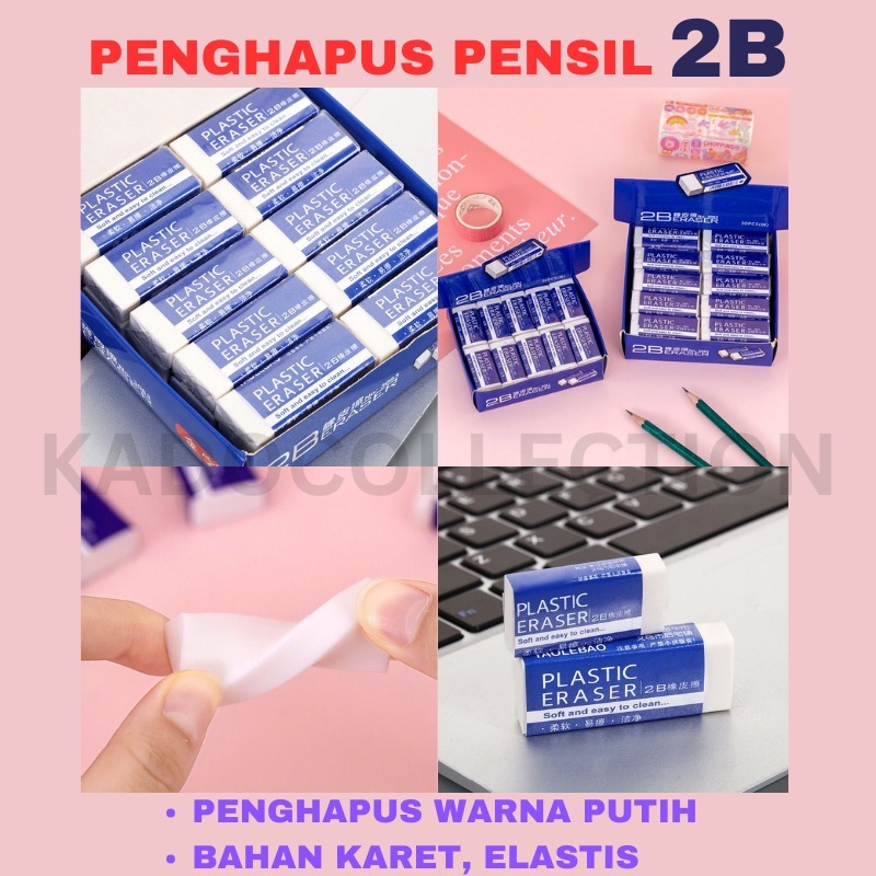 

PENGHAPUS PENSIL / ERASER / PENGHAPUS EXAM GRADE / PENGHAPUS PENSIL PUTIH GRADE UJIAN PREMIUM
