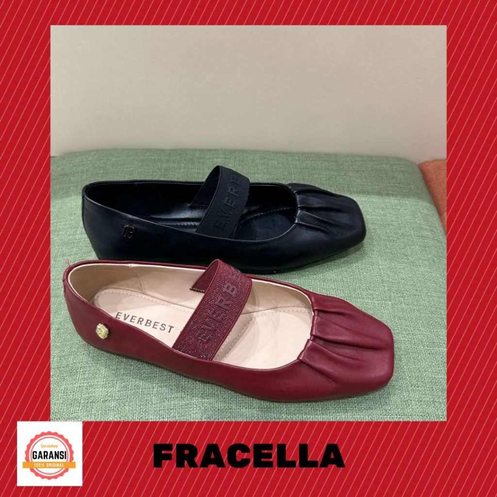 Sepatu flat shoes wanita Everbest seri FRACELLA SALE 100% original