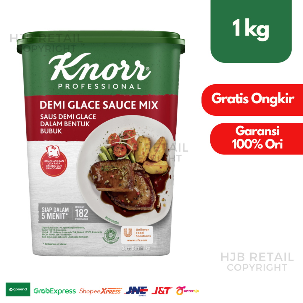 

Knorr Demi Glace Sauce Mix 1kg / Saus Demi Glace 1kg / Knorr Demiglace 1kg
