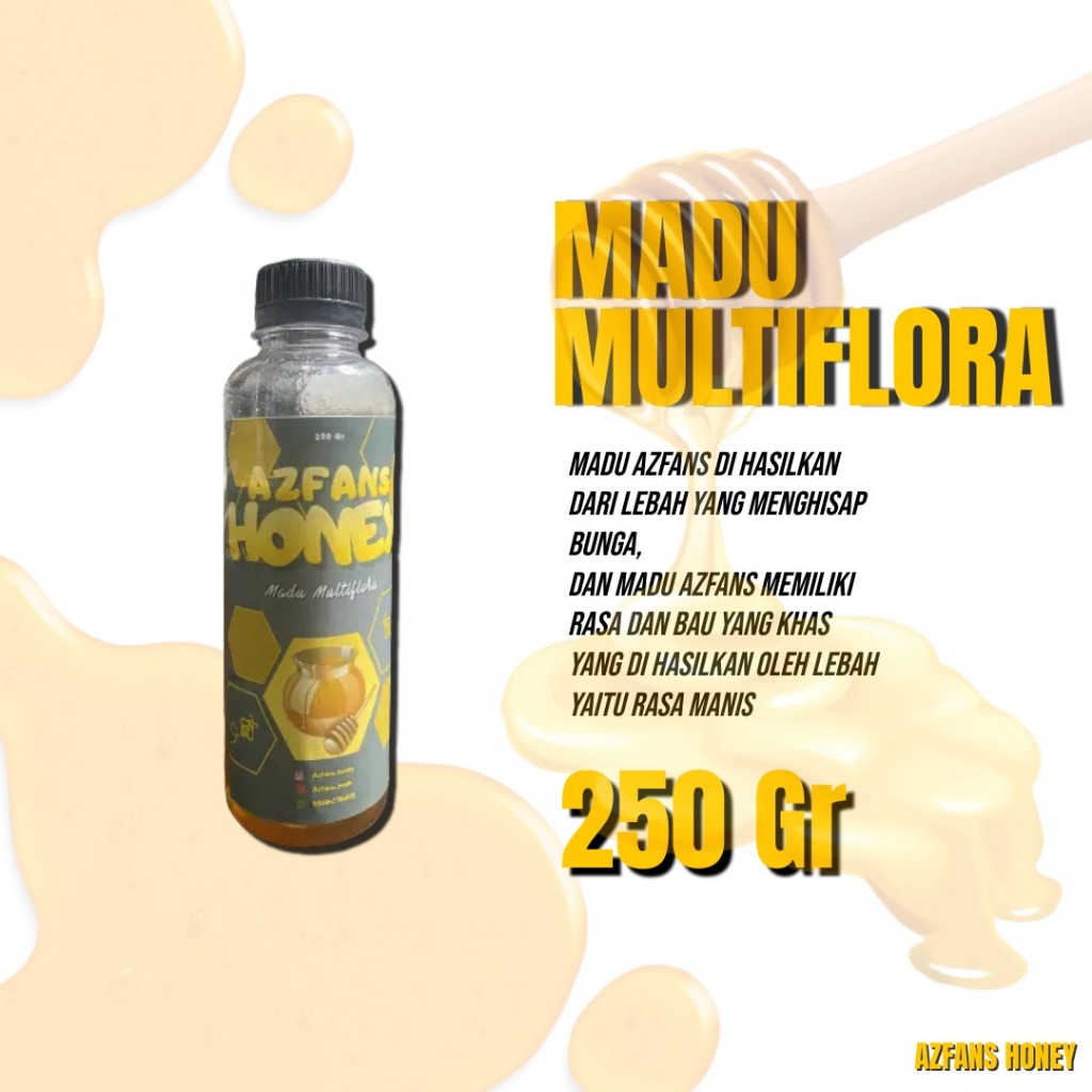 

Madu murni asli multiflora Kemasan 250 Gr