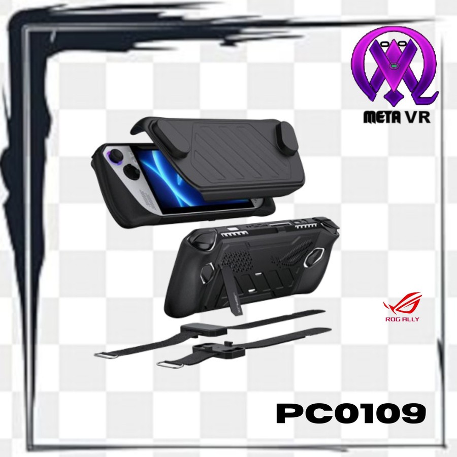 JSAUX ModCase Casing Case Cover for ROG Ally Black PC0109