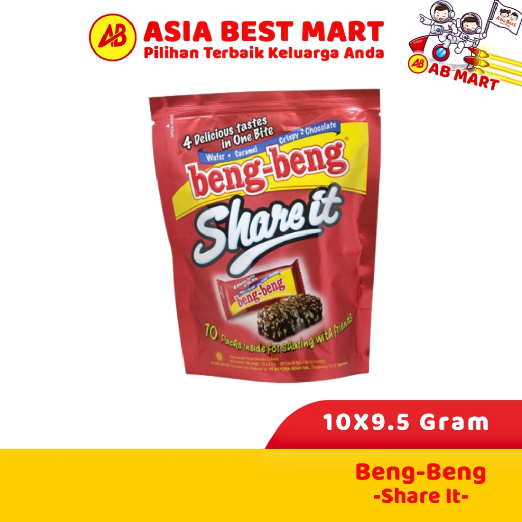 

Beng Beng Share It 10X9.5Gr Snack Coklat Cemilan