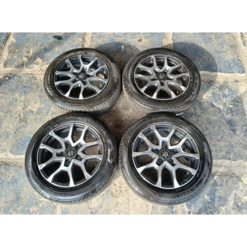 Velg Mobil Second OEM Copotan Suzuki XL7 Ring 16 Baut 5x114 + Ban