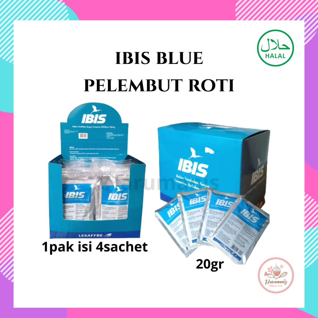 

IBIS Blue Pelembut Roti 20gr